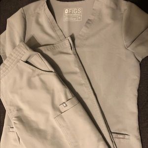Figs XS scrubs (grey/gray/cement)